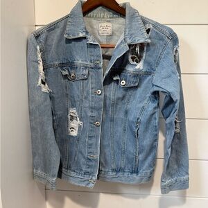 Love Tree Light Blue Denim Jacket